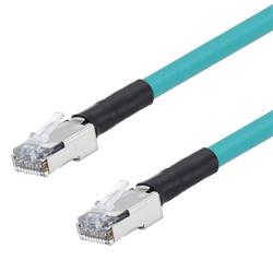Cat5e Double Shielded Outdoor High Flex PoE Industrial  Ethernet Cable, RJ45, TEL, 100.0ft的图片