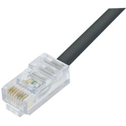Category 5e Outdoor Patch Cable, RJ45/RJ45, Black, 1.0 ft的图片