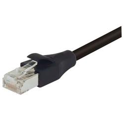 超5类屏蔽低烟无卤线缆，RJ45插头/公头，3英尺（0.9米）的图片