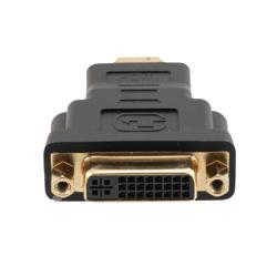 DVI适配器，DVI-D母头/HDMI公头，白的图片