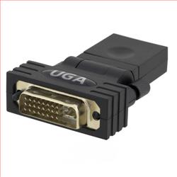 DVI-I（24+5）公头/HDMI母头可转动适配器的图片