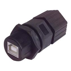 现场安装连接器，防水，用于USB 2.0 B型的图片