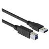 低烟无卤USB 3.0线缆，A型/B型，1米的图片