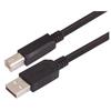 USB2.0 特优型线缆组件, A 型公头 / B 型公头, 2.0m, 黑色的图片