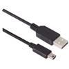 USB 2.0 特优型线缆组件, A 型公头 / Mini B5 型公头, 1.0m, 黑色的图片
