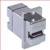 IEEE-1394火线屏蔽面板安装 耦合器，1型母头/母头的图片