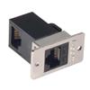 超5类直角型RJ45耦合器（8×8），优良型面板安装耦合器套件的图片