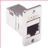 超 5 类 屏蔽式 RJ45 (8x8) 优良型面板耦合器套件的图片
