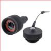 Cat6, Ruggedized RJ45 Plug, Electroless Nickel finish, for cable OD .190-.270" w/ Dust Cap的图片