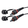 IP68 ODVA 兼容 MPO UPC 公头到 IP68 ODVA 兼容 MPO UPC 公头，12 芯光纤，OM3 5mm LSZH 户外级，10m 光缆组件的图片