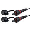 IP68 ODVA 兼容 MPO UPC 公头到 IP68 ODVA 兼容 MPO UPC 公头，24 芯光纤，OM3 5mm LSZH 户外级，10M 光缆组件的图片