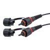 IP68 ODVA 兼容 MPO UPC 公头到 IP68 ODVA 兼容 MPO UPC 公头，12 芯光纤，OM4 5mm LSZH 户外级，10M 光缆组件的图片
