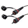 IP68 ODVA 兼容 MPO UPC 公头到 IP68 ODVA 兼容 MPO UPC 公头，24 芯光纤，OM4 5mm LSZH 户外级，10M 光缆组件的图片