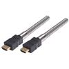 具有以太网功能的金属铠装HDMI 线缆，公头/公头，0.5m的图片