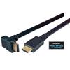 具有以太网功能的低烟无卤高速HDMI 线缆，公头/公头直角式向上出线，1.0m的图片