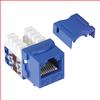 超5类Keystone插座，110/RJ45 EIA568A/B，蓝色的图片