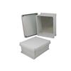 12×10×5英寸（30.5×25.4×12.7厘米）UL®认证NEMA-4X级防风雨接线盒，带铝制安装板和角部固定螺丝的图片