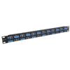 Rack Panel, 48 SC Metal Couplers Single mode-Ceramic Sleeves的图片