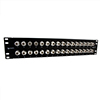 3.5" (2U) Panel, 32 N-type 50 Ohm Couplers installed的图片