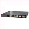 托管式交换机，24个10/100/1000T 802.3at PoE端口，4个千兆级TP/SFP Combo端口，220W的图片