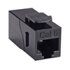 6类非屏蔽RJ45（8×8）直角型Keystone耦合器的图片