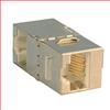 6类屏蔽RJ45（8×8）直角型Keystone耦合器的图片