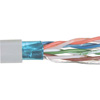 超5类, PVC,带有箔屏蔽, 4对绞合,26AWG,1,000 ft/305m 线轴包装包装,浅灰色的图片