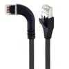 Braid Shielded Category 5e High Flex Right Angle Ethernet Cable, Straight/Right Angle Left, 1.0m的图片