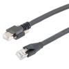 超六类双屏蔽高柔性拖链级以太网线缆， GigE / RJ45， 0.5米的图片