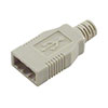 USB A型连接器后壳，浅灰的图片