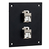 Universal Sub-Panel, 2 110 Shielded Category 5e Tool-less PoE+ Compliant Jacks的图片