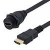 HDMI Female Waterproof to HDMI Male standard length 1M的图片