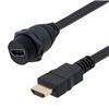 HDMI Female Waterproof to HDMI Male standard length 3M的图片