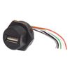 USB 2.0 防水A型插座, 带10in/25.4cm引线的图片